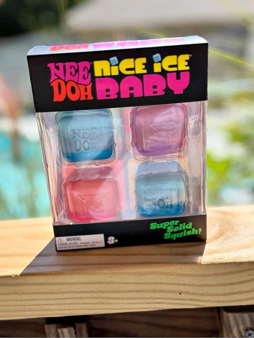 Schylling NeeDoh Nice Ice Baby Sensory Toy Set Blue & Pink NWT